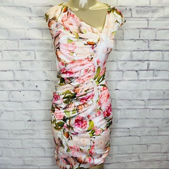 Alexia Admor Brooke Floral Asymmetric Dress - Picture 1 of 11